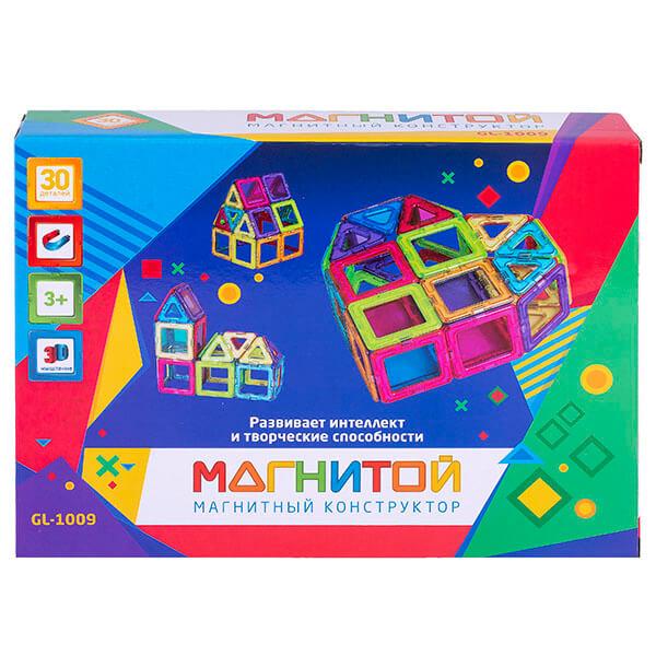 Магнитой  Конструктор магнитный Сердце (30 деталей, 8 - с окном)