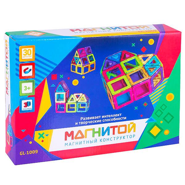 Магнитой  Конструктор магнитный Сердце (30 деталей, 8 - с окном)