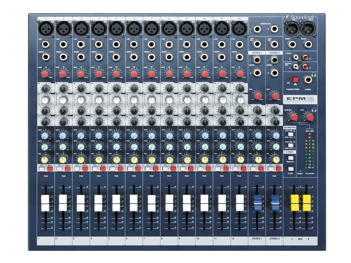 Микшерный пульт пассивный  Soundcraft EFX12