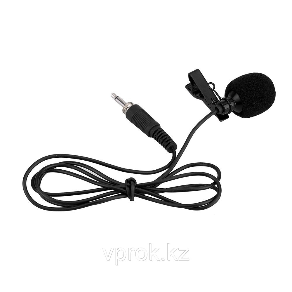 Петличный микрофон 3.5 мм jack черный - фото 2 - id-p67542074