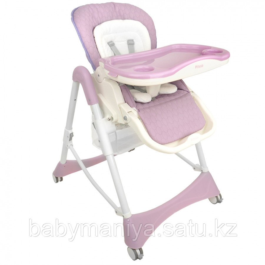 Стульчик для кормления Pituso NANA LILAC сиреневый ECO-кожа