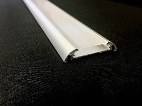 Накладной 39*9 мм скругленный алюминиевый профиль для светодиодной ленты, фото 3