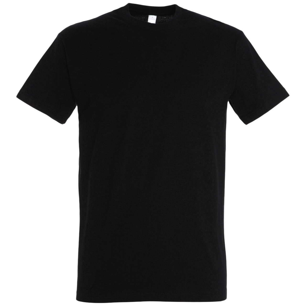 Oднотонная футболка | Черная | 160 гр. | 2XL