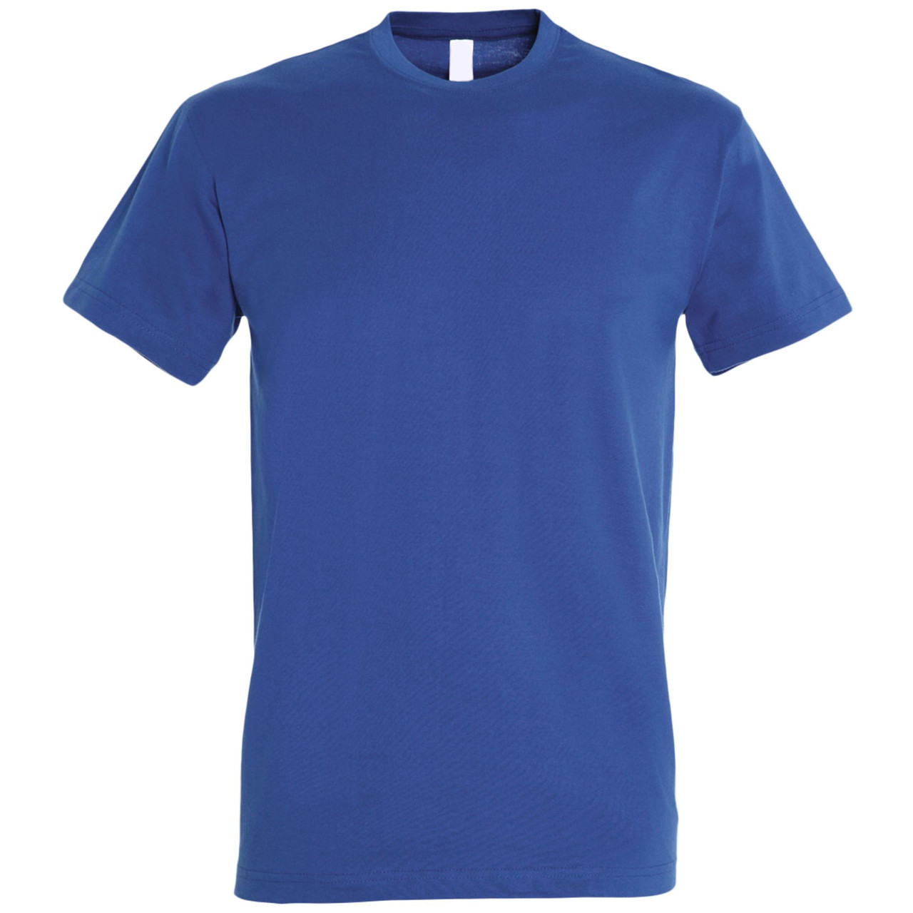 Oднотонная футболка Mustang, Синяя 160 гр., S - фото 1 - id-p67544343
