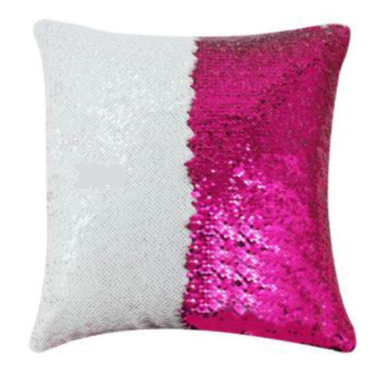 Подушка с пайетками для сублимации  "Розовый"