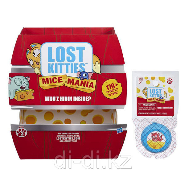 Hasbro Lost Kitties Мышка-малышка
