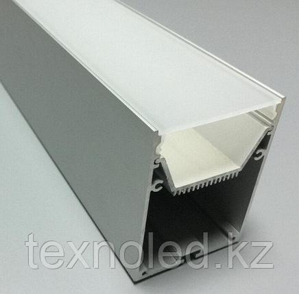 Алюминиевый подвесной профиль для светодиодной ленты 60*75, фото 2