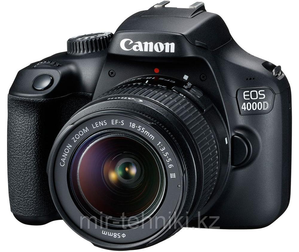 Фотоаппарат Canon EOS 4000D Travel Kit 18-55 III + Сумка Canon SB130 + SD 16GB Exclusive - гарантия 2 год