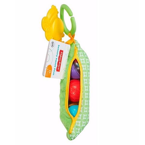 Mattel Fisher-Price  Фишер Прайс Плюшевая игрушка-погремушка "Горошек"