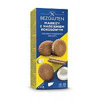 Печенье Маркизы с кокосовой начинкой, без глютена, 210 г, Bezgluten