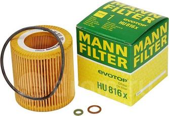 Масляный фильтр MANN HU816x BMW E60/61/63/64/65/X5 3.5-4.8i 01>