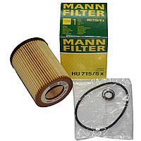 Масляный фильтр MANN HU715/5x BMW E60/61/63/64/65/X5 3.5-4.8i 01>