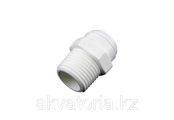 Фитинг прямой 3/8"-1/2"(трубка-резьба)AMC0607W
