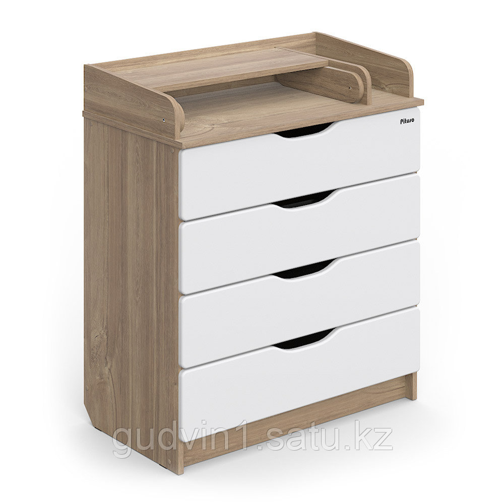 PITUSO Комод раскладной Wood/ 804 ПВХ Дуб канзас СИРИУС-3/ 804 ПВХ