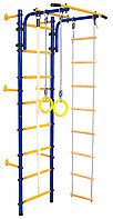 Шведская стенка Юный Атлет "Пристенный" синий