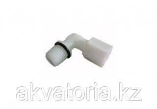 JC 40-4-4 ORING Aquapro Уголок 1/4" трубка*1/4 " внешюрез. с упл. кольцом (резьба)