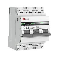 Автоматический выключатель ВА 47-63, 3Р 25А (С) 4,5kA EKF PROxima