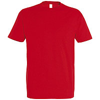 Oднотонная футболка | Красная | 160 гр. | S