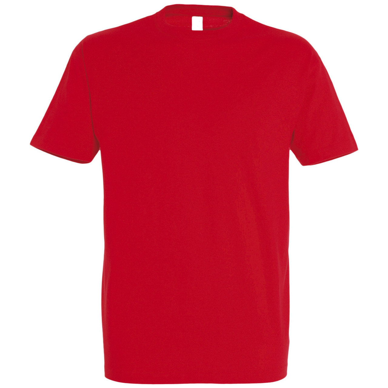 Oднотонная футболка | Красная | 160 гр. | XL