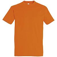 Oднотонная футболка | Оранжевая | 160 гр. | S