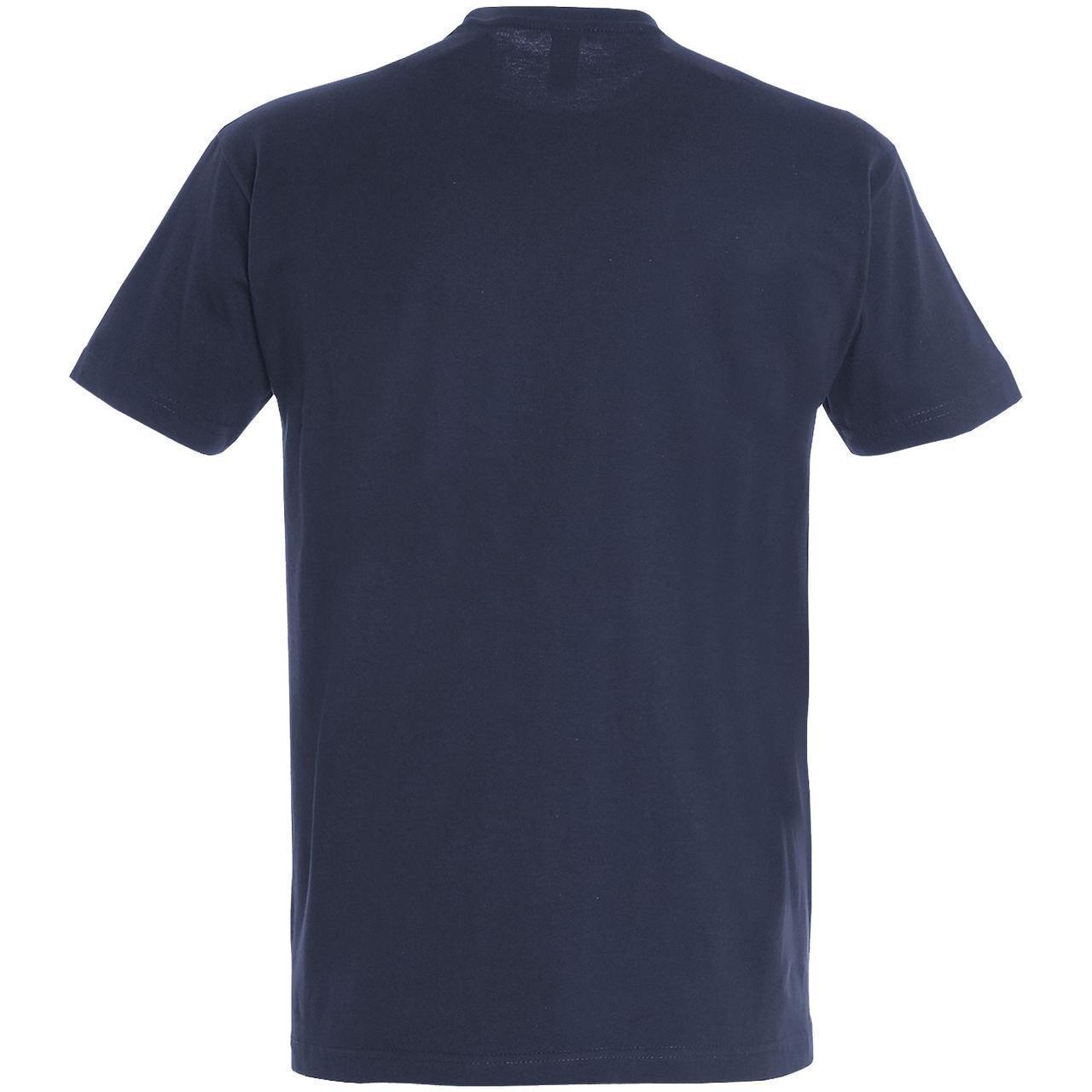 Oднотонная футболка | Темно-синяя | 160 гр. | XL - фото 2 - id-p67616255