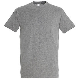 Oднотонная футболка | Серый меланж | 160 гр. | XS