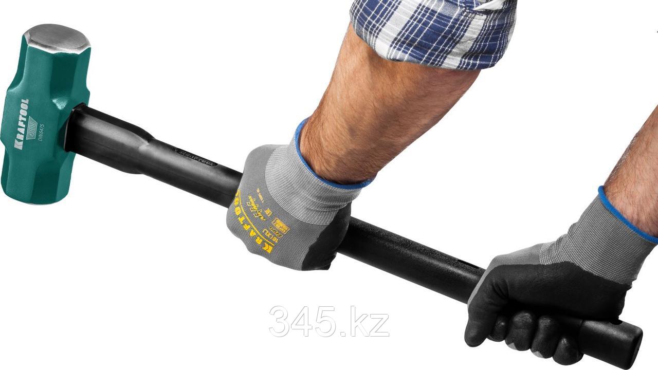 Кувалда со стальной удлинённой обрезиненной рукояткой KRAFTOOL STEEL FORCE 6 кг - фото 6 - id-p67617727