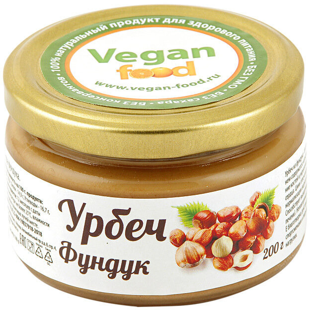 Урбеч из фундука, 200 г