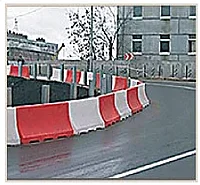 Водоналивной барьер пластиковый