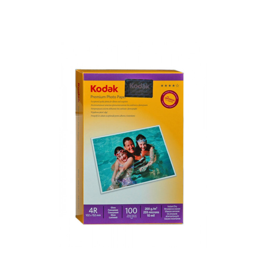 Бумага Kodak CAT 5740-806, плотность 200 г/м2 (А6 - 10х15, 100 листов) CAT 5740-806