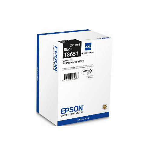 Струйный картридж Epson T8651 (Оригинальный, Черный - Black) C13T865140
