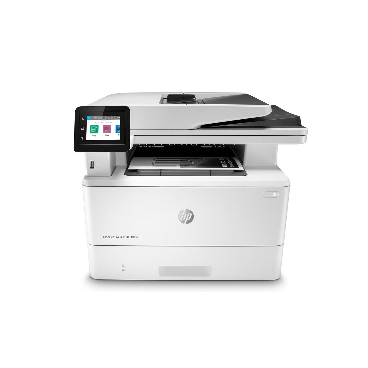 МФУ HP LaserJet Pro MFP M428fdw (Лазерный, A4, Монохромный (черно - белый), USB, Ethernet, Wi-fi, Планшетный)