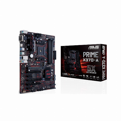 Материнская плата Asus PRIME X370-A (Standard-ATX, AM4, AMD X370, 4 x DDR4, 64 Гб) PRIME X370-A