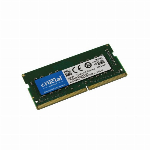 Оперативная память (ОЗУ) Crucial CT4G4SFS8266 (4 Гб, SO-DIMM, 2666 МГц, DDR4, non-ECC, Unregistered) - фото 1 - id-p67620725
