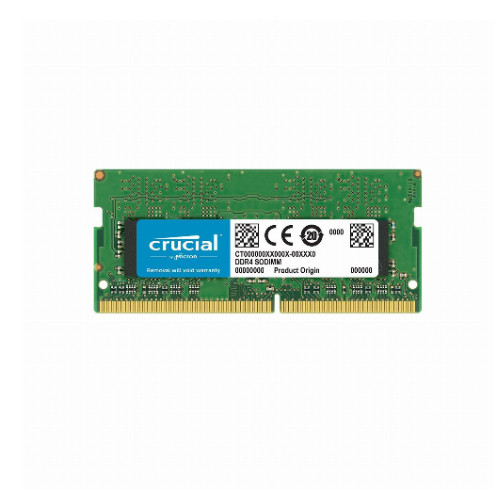 Оперативная память (ОЗУ) Crucial CT8G4SFD824A (8 Гб, SO-DIMM, 2400 МГц, DDR4, non-ECC, Unregistered)