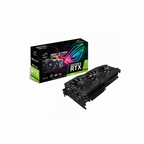 Видеокарта Asus ROG-STRIX GeForce RTX2070 (Nvidia, 8 Гб, GDDR6, 256 бит, PCI-E 3.0 x 16, 2 x HDMI, 2 x Display