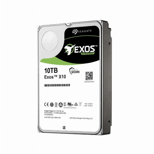 Жесткий диск внутренний Seagate Exos ST10000NM0096 (10Тб (10000Гб), HDD, 3,5″, Для серверов, SAS)