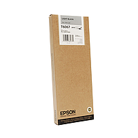 Струйный картридж Epson T6069 (Оригинальный, Светло-серый - Light Black) C13T606900