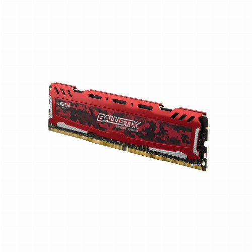 Оперативная память (ОЗУ) Crucial Ballistix Sport LT Red (4 Гб, DIMM, 2400 МГц, DDR4, non-ECC, Unregistered)