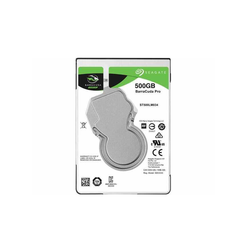 Жесткий диск внутренний Seagate BarraCuda ST500LM034 (500Гб, HDD, 2,5″, Для ноутбуков, SATA) ST500LM034