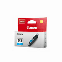 Струйный картридж Canon CLI-451 (Оригинальный, Голубой - Cyan) 6524B001