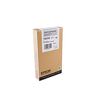 Струйный картридж Epson T6039 (Оригинальный, Светло-серый - Light Black) C13T603900