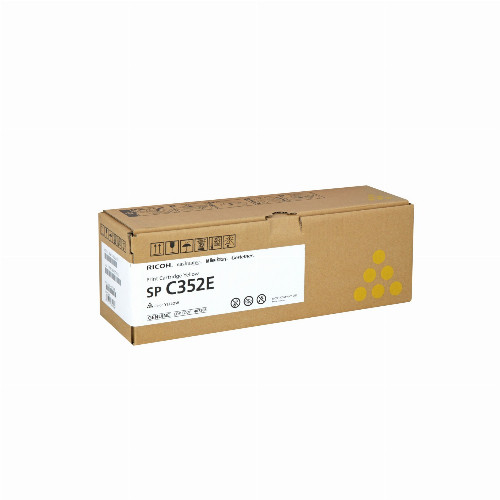 Тонер картридж Ricoh SP C352E (Оригинальный Желтый - Yellow) 408218