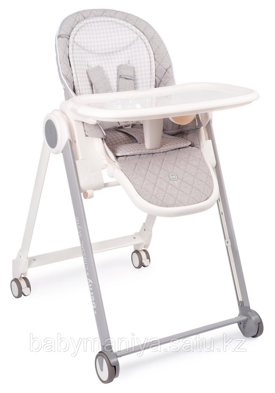 Стульчик для кормления Happy Baby Berny Basic Light Grey