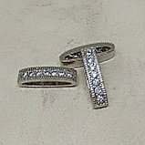 Многорядный разделитель, с фианитами, 16х4х5мм, фото 2