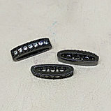 Многорядный разделитель, с фианитами, 16х4х5мм, фото 3