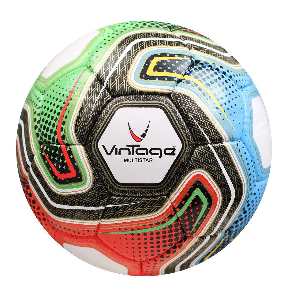 Мяч футбольный VINTAGE Multistar V900, р.5 - фото 1 - id-p67624669