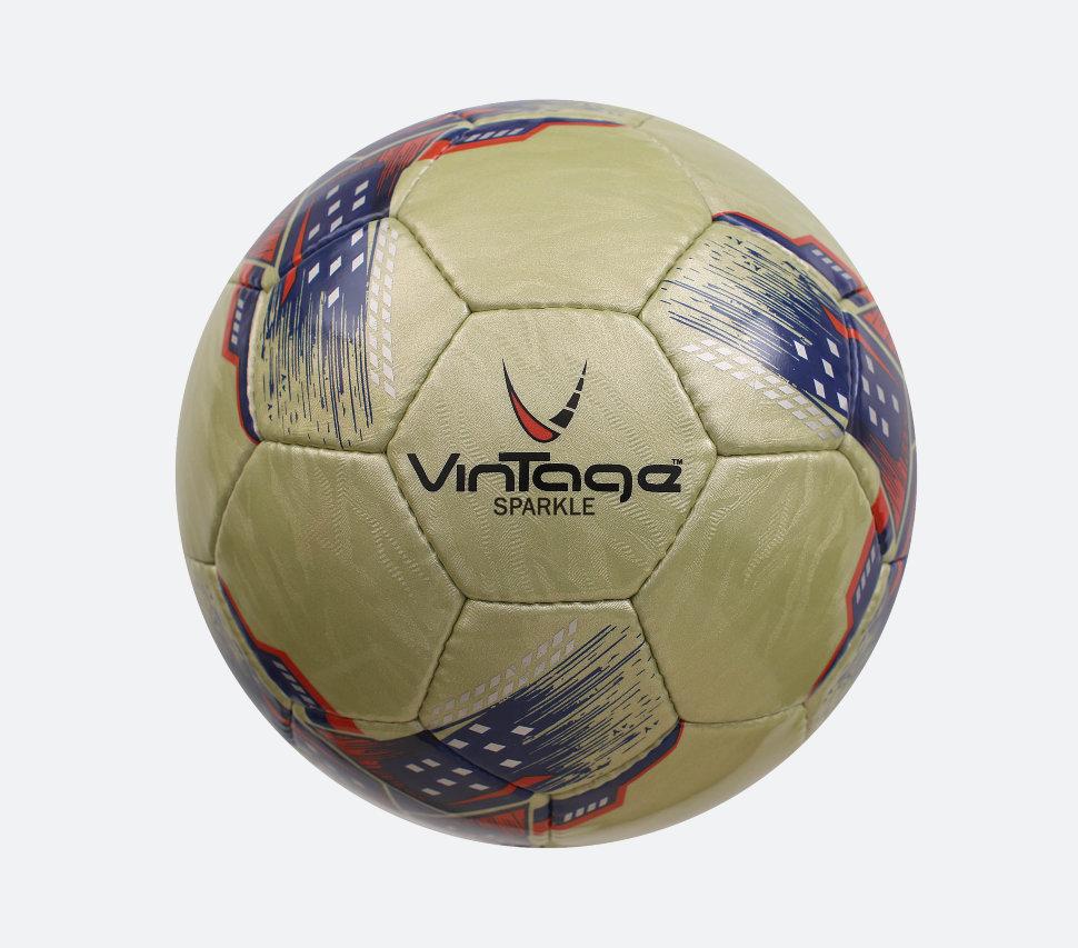 Мяч футбольный VINTAGE Sparkle V350, р.5 - фото 1 - id-p67624671