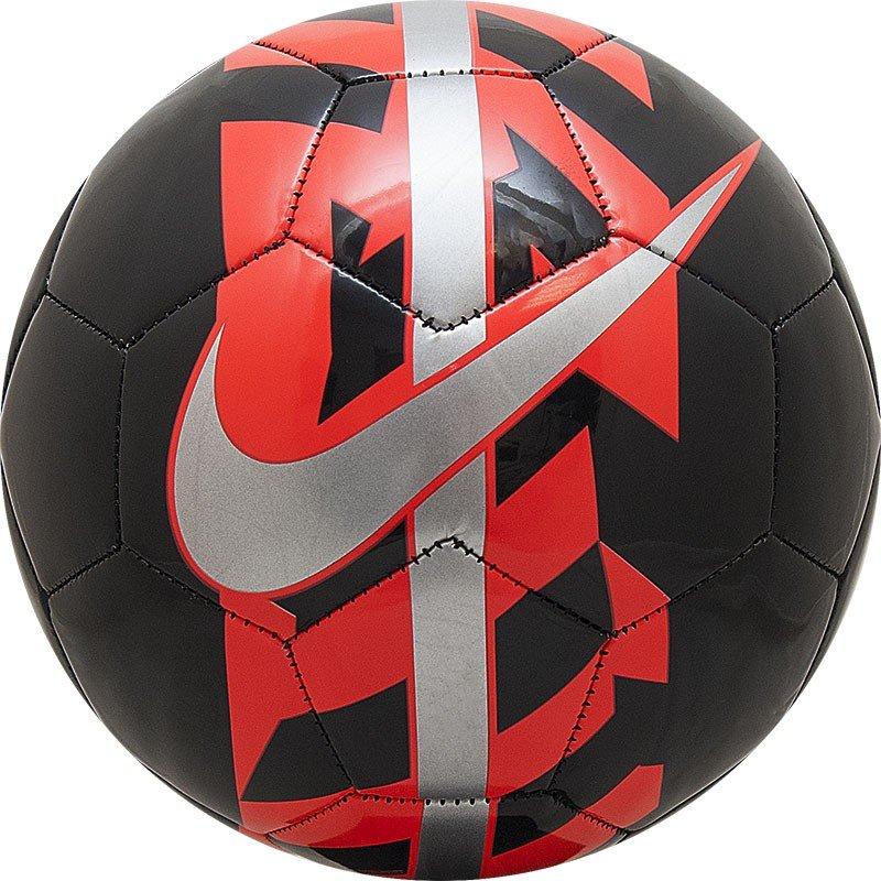 Мяч футбольный NIKE React р. 5 черно-красный - фото 1 - id-p67624684