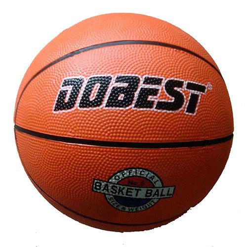 Мяч баскетбольный DOBEST RB5 р.5 резина, оранж. - фото 2 - id-p67624819